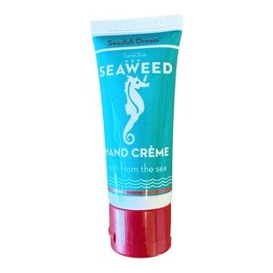 🌈 6/$60 NEW Swedish Dream Seaweed Hand Crème Travel Size .75 oz Sea Horse